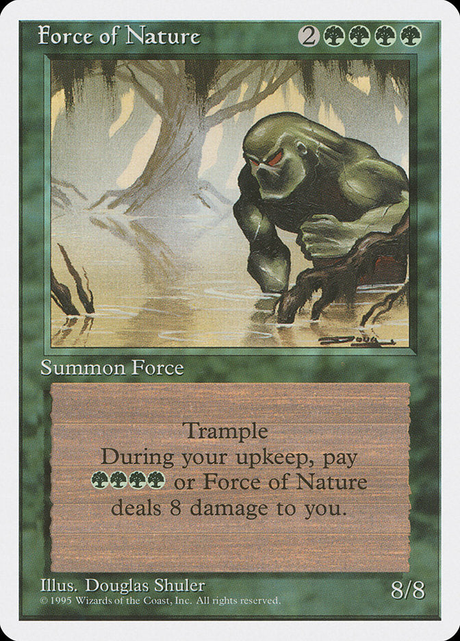 Force of Nature [Fourth Edition] | Card Merchant Takapuna