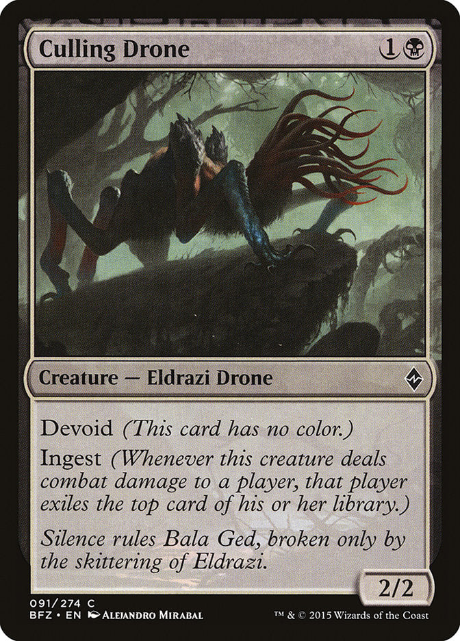 Culling Drone [Battle for Zendikar] | Card Merchant Takapuna
