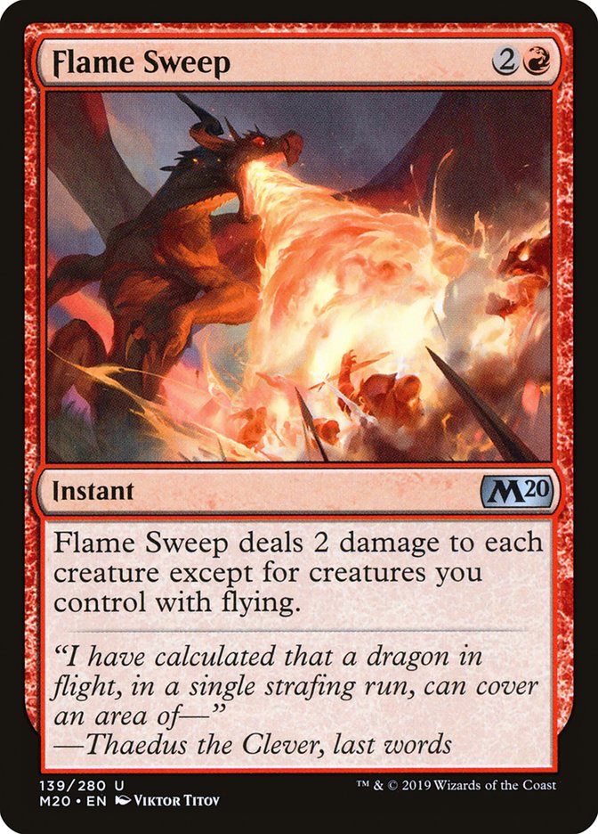 Flame Sweep [Core Set 2020] | Card Merchant Takapuna
