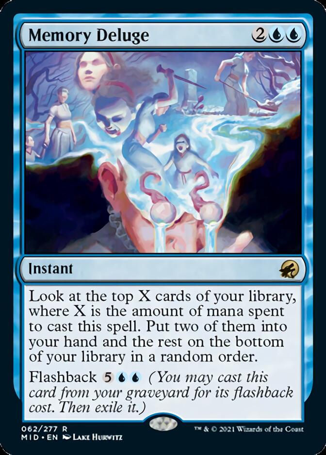 Memory Deluge [Innistrad: Midnight Hunt] | Card Merchant Takapuna