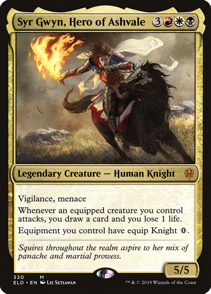 Syr Gwyn, Hero of Ashvale [Throne of Eldraine] | Card Merchant Takapuna