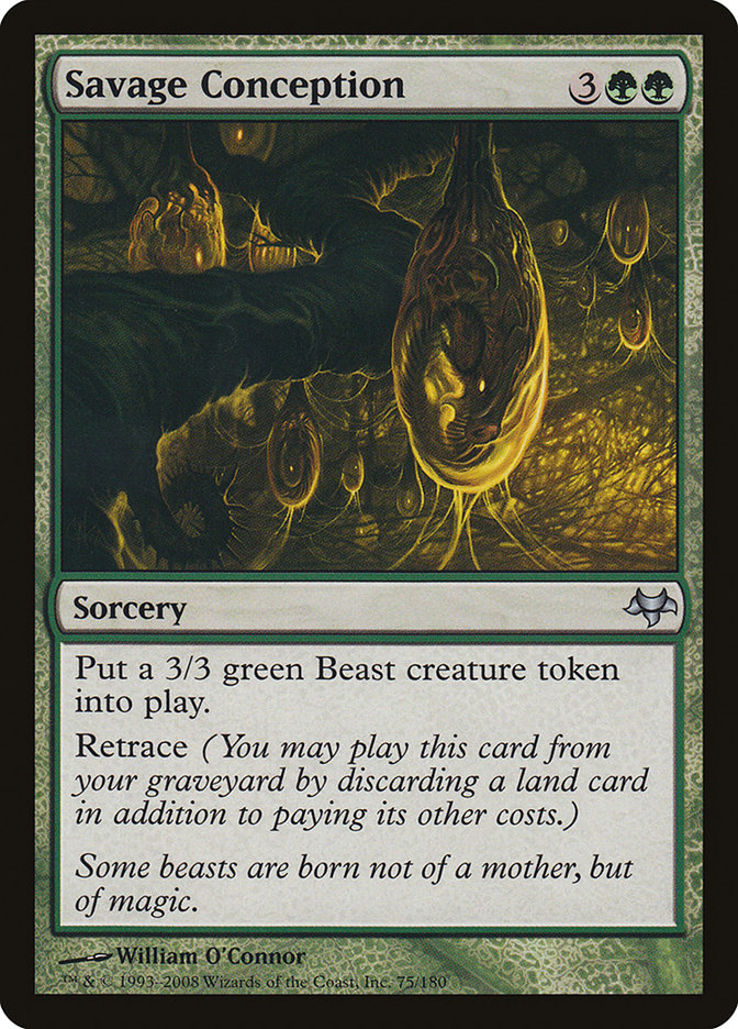 Savage Conception [Eventide] | Card Merchant Takapuna