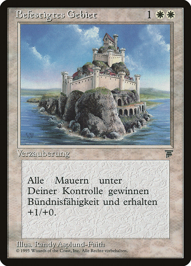 Fortified Area (German) - "Befestigtes Gebiet" [Renaissance] | Card Merchant Takapuna