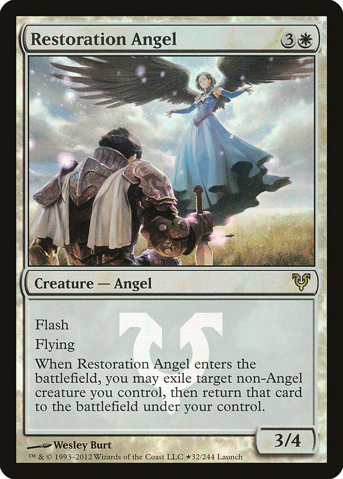 Restoration Angel (Launch) [Avacyn Restored Prerelease Promos] | Card Merchant Takapuna