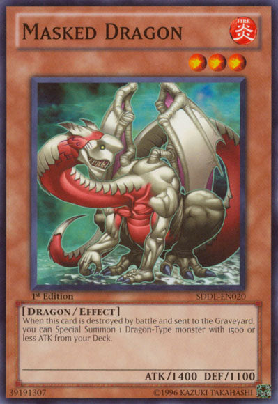 Masked Dragon [SDDL-EN020] Common | Card Merchant Takapuna