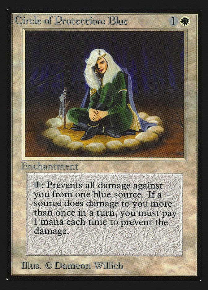 Circle of Protection: Blue [Collectors' Edition] | Card Merchant Takapuna