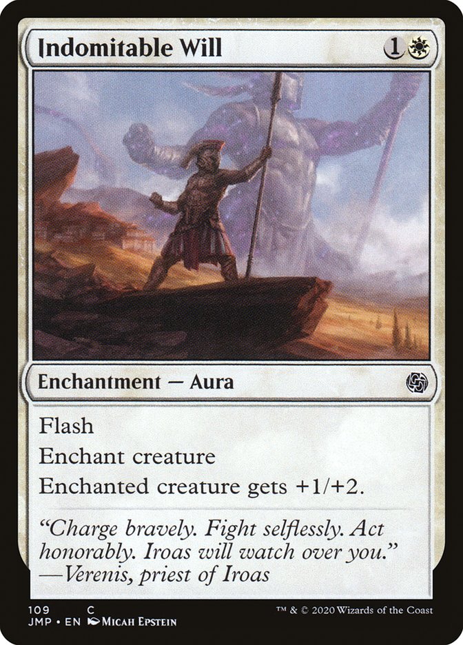 Indomitable Will [Jumpstart] | Card Merchant Takapuna