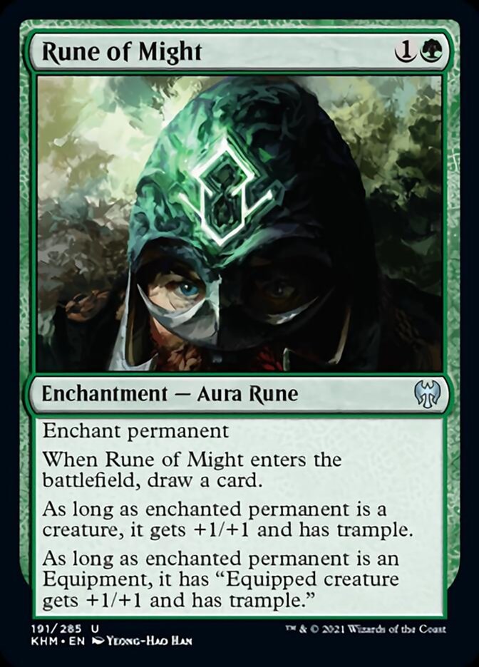 Rune of Might [Kaldheim] | Card Merchant Takapuna