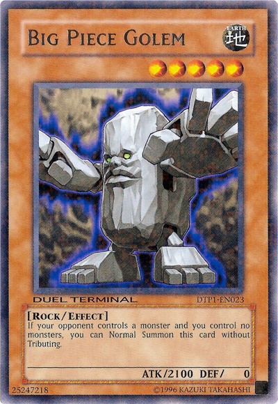 Big Piece Golem [DTP1-EN023] Rare | Card Merchant Takapuna
