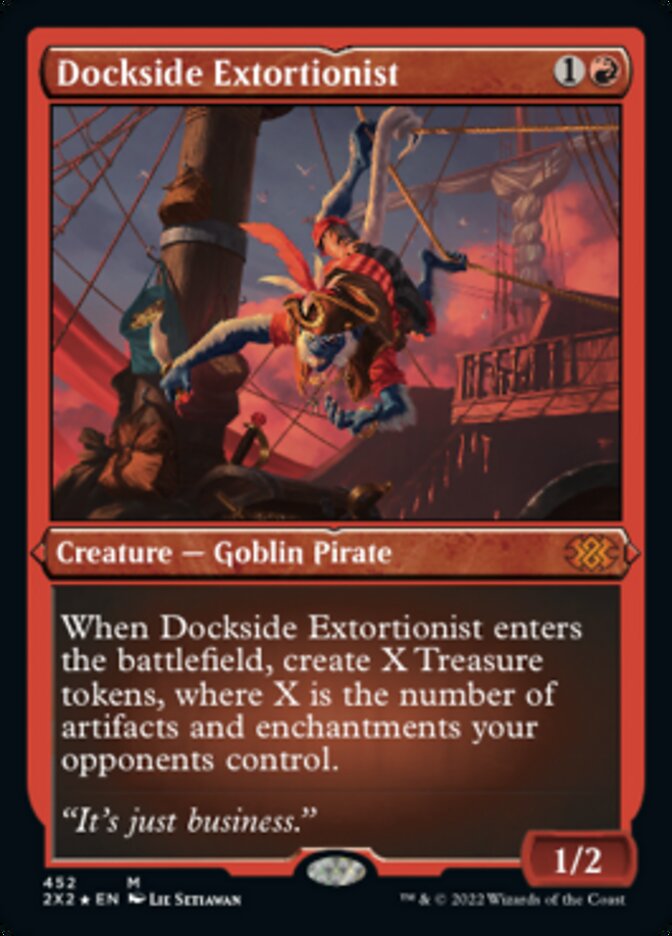 Dockside Extortionist (Foil Etched) [Double Masters 2022] | Card Merchant Takapuna
