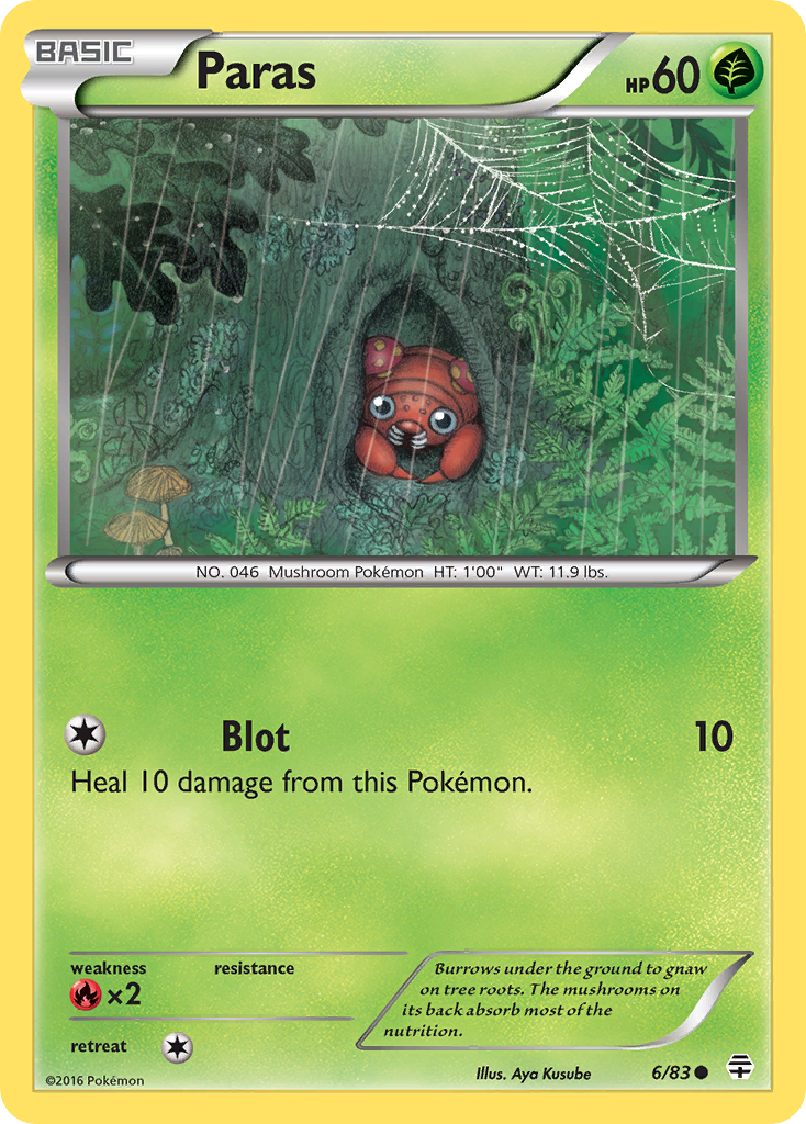 Paras (6/83) [XY: Generations] | Card Merchant Takapuna