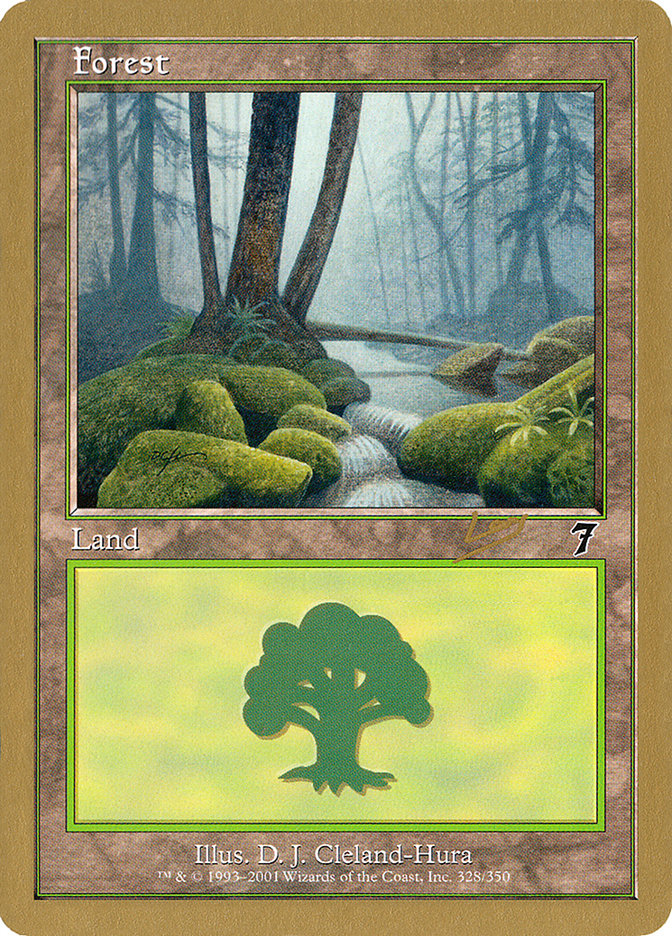 Forest (rl328) (Raphael Levy) [World Championship Decks 2002] | Card Merchant Takapuna