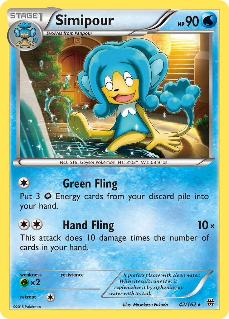 Simipour (42/162) [XY: BREAKthrough] | Card Merchant Takapuna