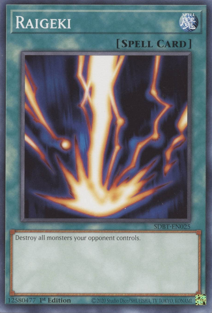 Raigeki [SDBT-EN025] Common | Card Merchant Takapuna
