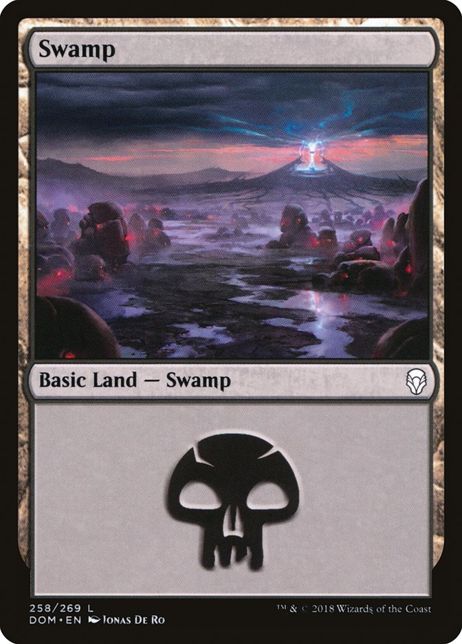Swamp (258) [Dominaria] | Card Merchant Takapuna