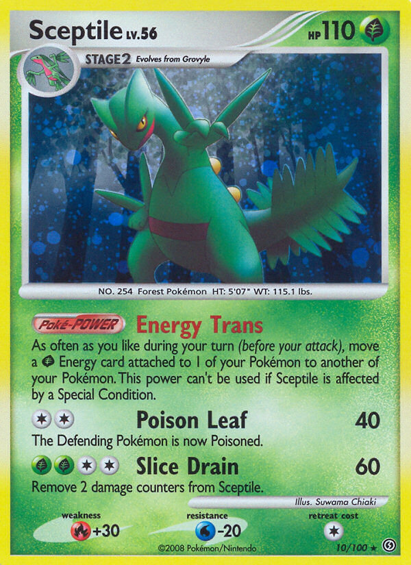 Sceptile (10/100) (Theme Deck Exclusive) [Diamond & Pearl: Stormfront] | Card Merchant Takapuna