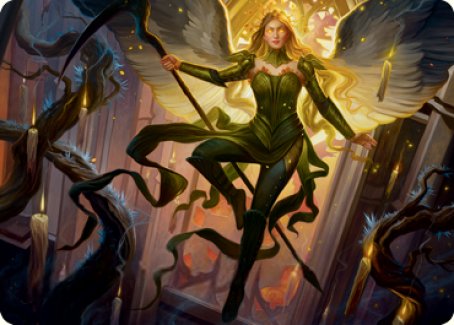 Sigarda, Champion of Light Art Card [Innistrad: Midnight Hunt Art Series] | Card Merchant Takapuna