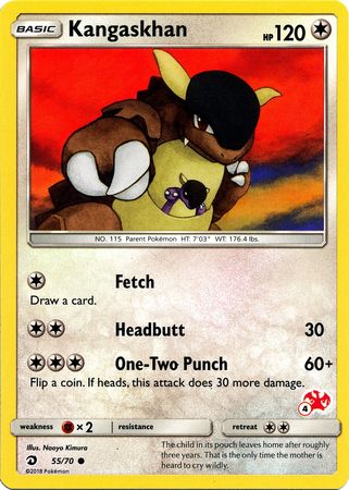 Kangaskhan (55/70) (Charizard Stamp #4) [Battle Academy 2020] | Card Merchant Takapuna
