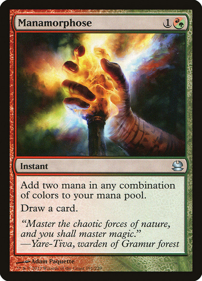 Manamorphose [Modern Masters] | Card Merchant Takapuna