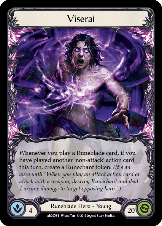Runechant // Viserai [ARC112-T // ARC076-T] (Arcane Rising)  1st Edition Normal | Card Merchant Takapuna