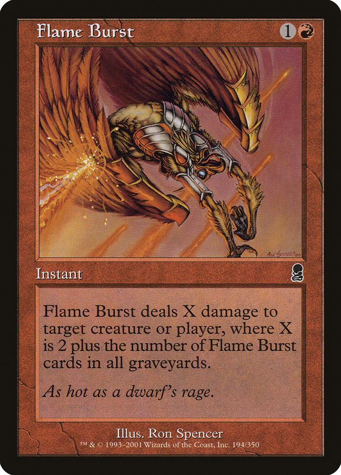 Flame Burst [Odyssey] | Card Merchant Takapuna