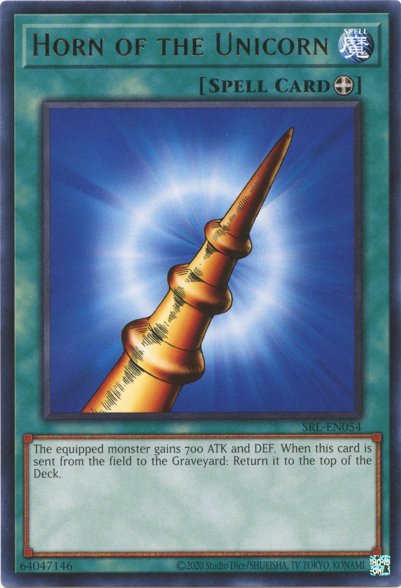 Horn of the Unicorn (25th Anniversary) [SRL-EN054] Rare | Card Merchant Takapuna