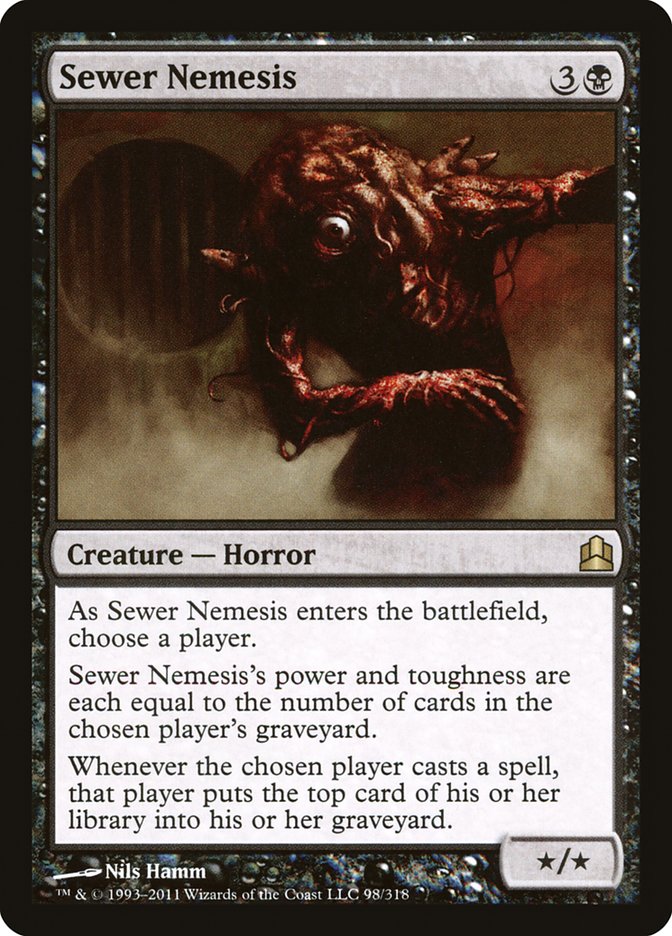 Sewer Nemesis [Commander 2011] | Card Merchant Takapuna
