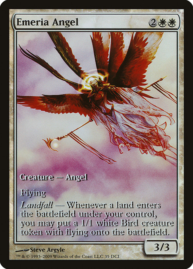 Emeria Angel (Game Day) (Extended Art) [Zendikar Promos] | Card Merchant Takapuna