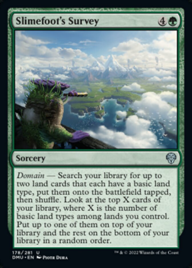 Slimefoot's Survey [Dominaria United] | Card Merchant Takapuna