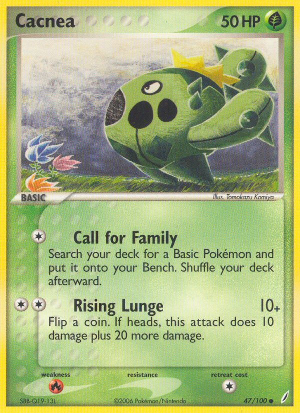 Cacnea (47/100) [EX: Crystal Guardians] | Card Merchant Takapuna