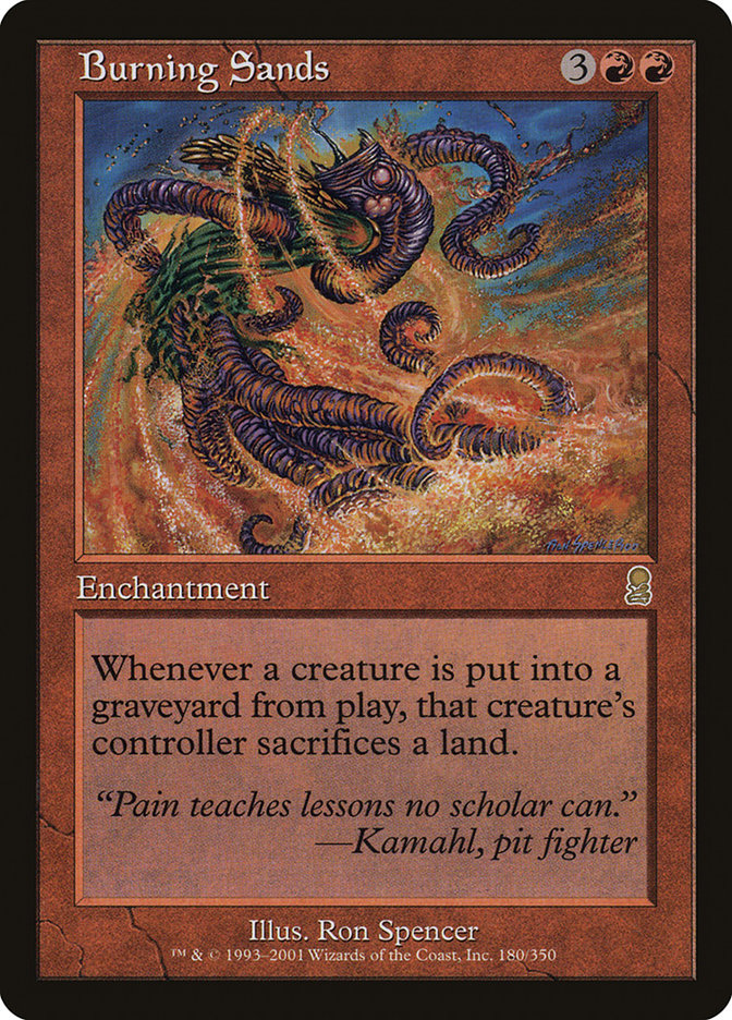 Burning Sands [Odyssey] | Card Merchant Takapuna