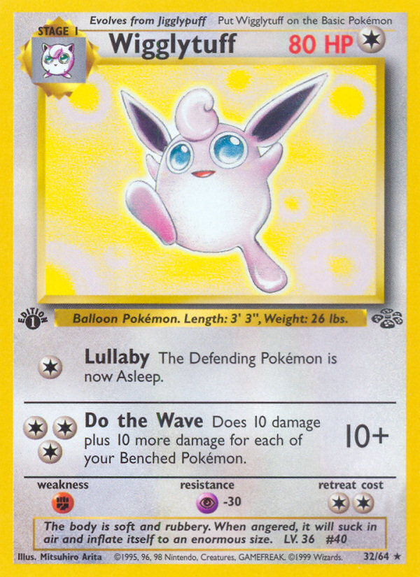 Wigglytuff (32/64) [Jungle 1st Edition] | Card Merchant Takapuna