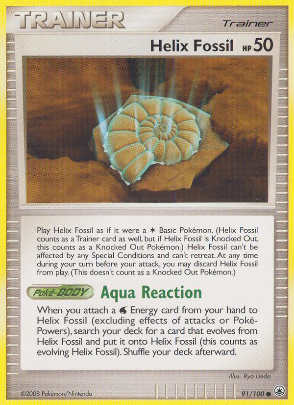 Helix Fossil (91/100) [Diamond & Pearl: Majestic Dawn] | Card Merchant Takapuna