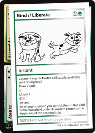 Bind // Liberate (2021 Edition) [Mystery Booster Playtest Cards] | Card Merchant Takapuna