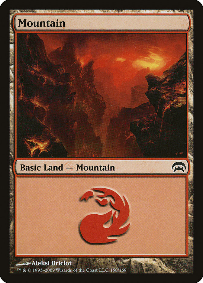 Mountain (158) [Planechase] | Card Merchant Takapuna