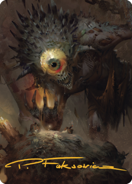 Nothic Art Card (Gold-Stamped Signature) [Commander Legends: Battle for Baldur's Gate Art Series] | Card Merchant Takapuna