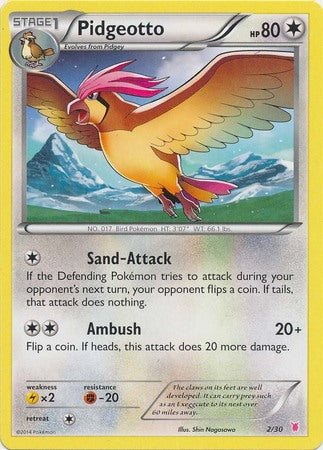 Pidgeotto (2/30) [XY: Trainer Kit 1 - Wigglytuff] | Card Merchant Takapuna