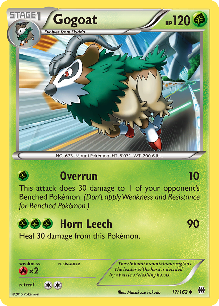 Gogoat (17/162) [XY: BREAKthrough] | Card Merchant Takapuna
