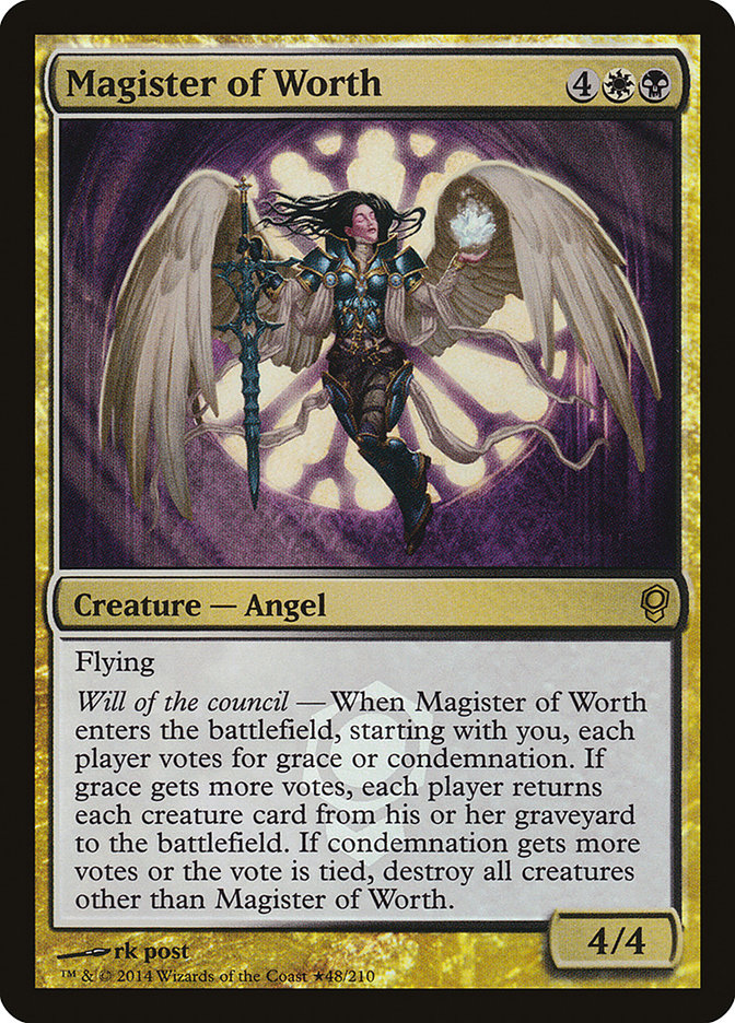 Magister of Worth (Launch) [Conspiracy Promos] | Card Merchant Takapuna