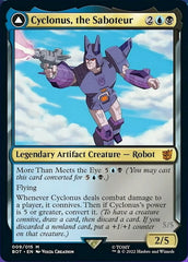 Cyclonus, the Saboteur // Cyclonus, Cybertronian Fighter [Transformers] | Card Merchant Takapuna