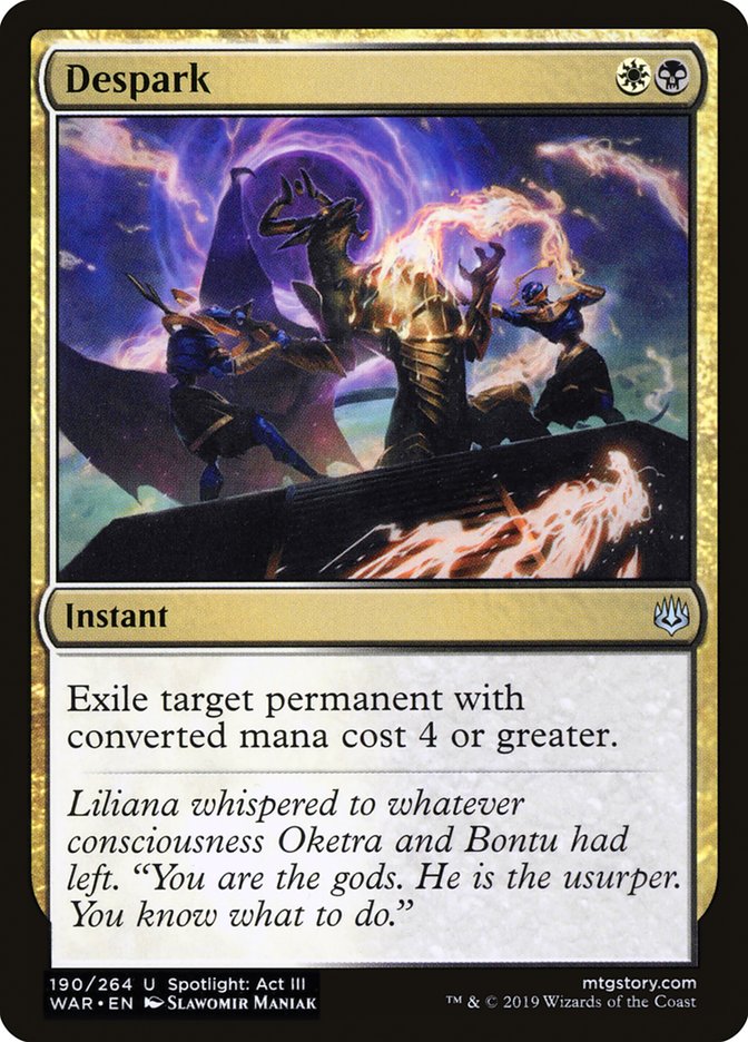 Despark [War of the Spark] | Card Merchant Takapuna