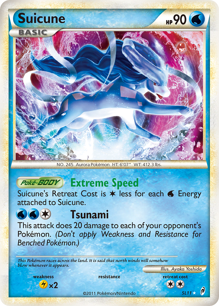 Suicune (SL11) [HeartGold & SoulSilver: Call of Legends] | Card Merchant Takapuna
