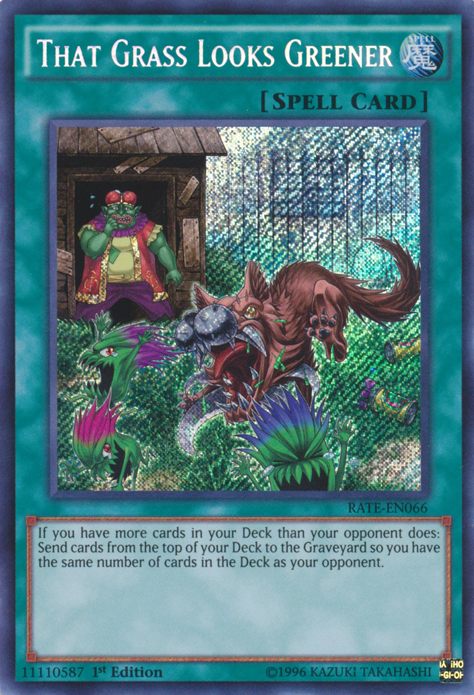 That Grass Looks Greener [RATE-EN066] Secret Rare | Card Merchant Takapuna