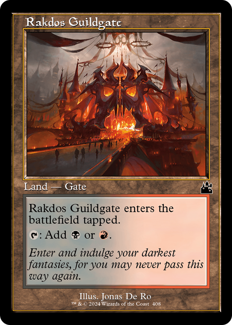 Rakdos Guildgate (Retro Frame) [Ravnica Remastered] | Card Merchant Takapuna