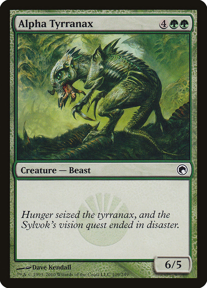 Alpha Tyrranax [Scars of Mirrodin] | Card Merchant Takapuna
