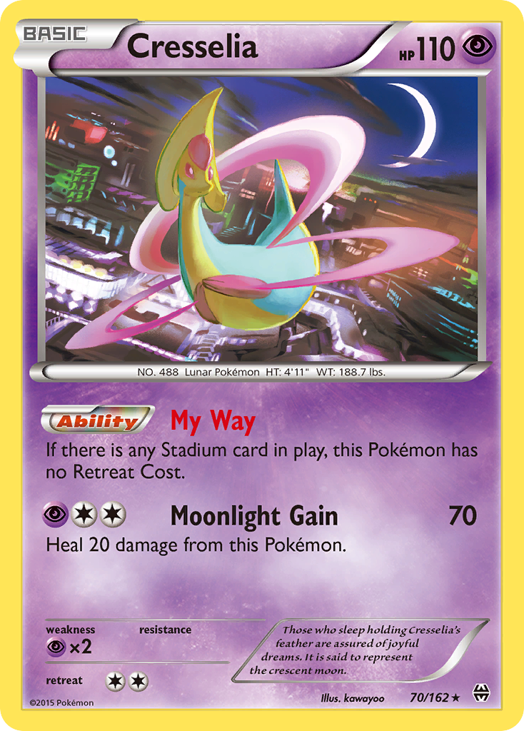 Cresselia (70/162) [XY: BREAKthrough] | Card Merchant Takapuna