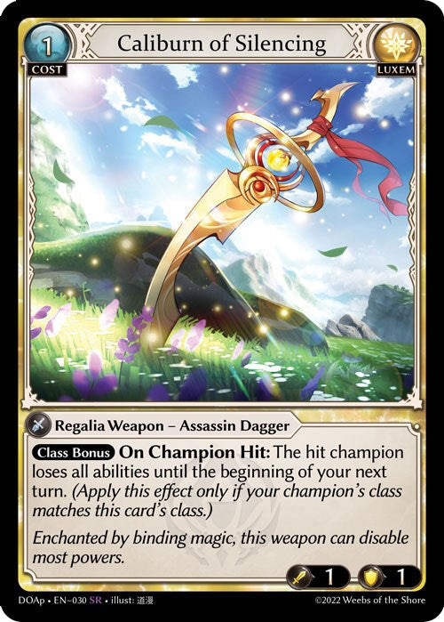 Caliburn of Silencing (030) [Dawn of Ashes: Prelude] | Card Merchant Takapuna