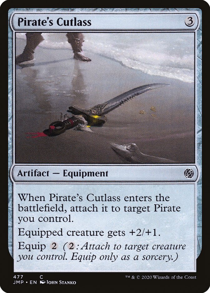 Pirate's Cutlass [Jumpstart] | Card Merchant Takapuna