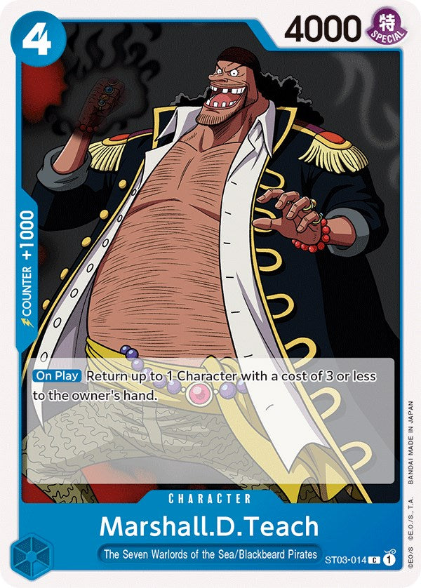 Marshall.D.Teach [Starter Deck: The Seven Warlords of The Sea] | Card Merchant Takapuna