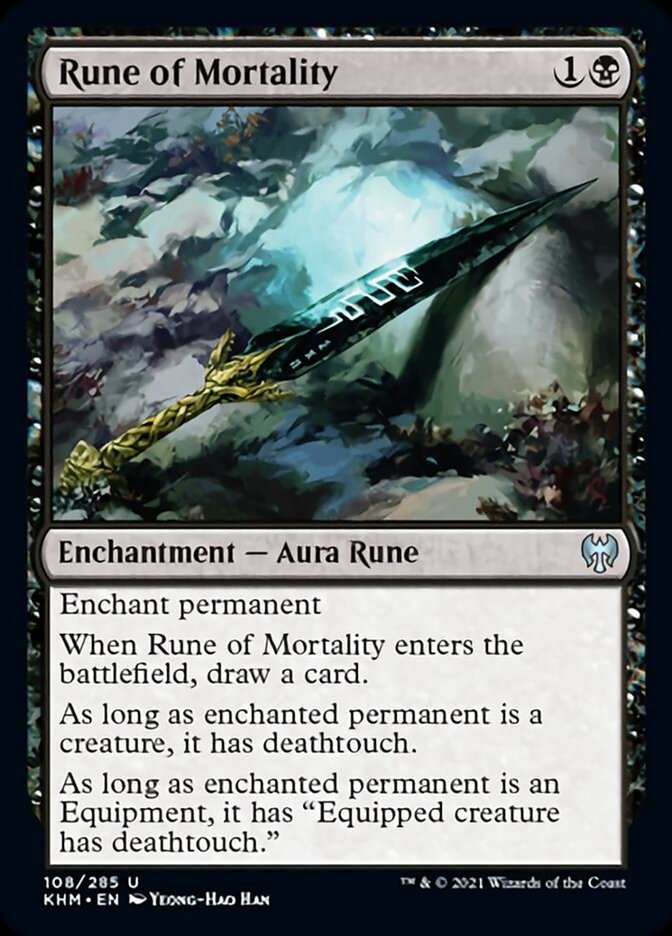 Rune of Mortality [Kaldheim] | Card Merchant Takapuna